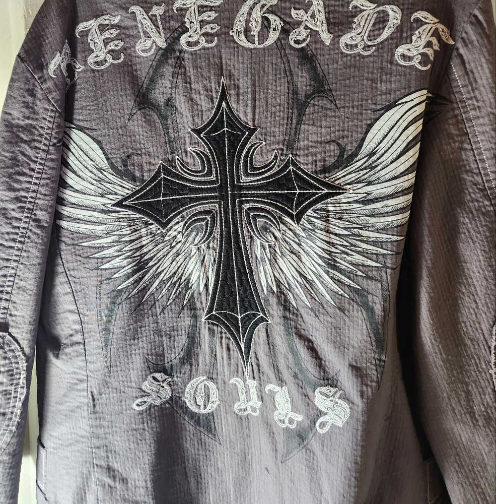 Roar Gray‎ Blazer with Artistic Flair